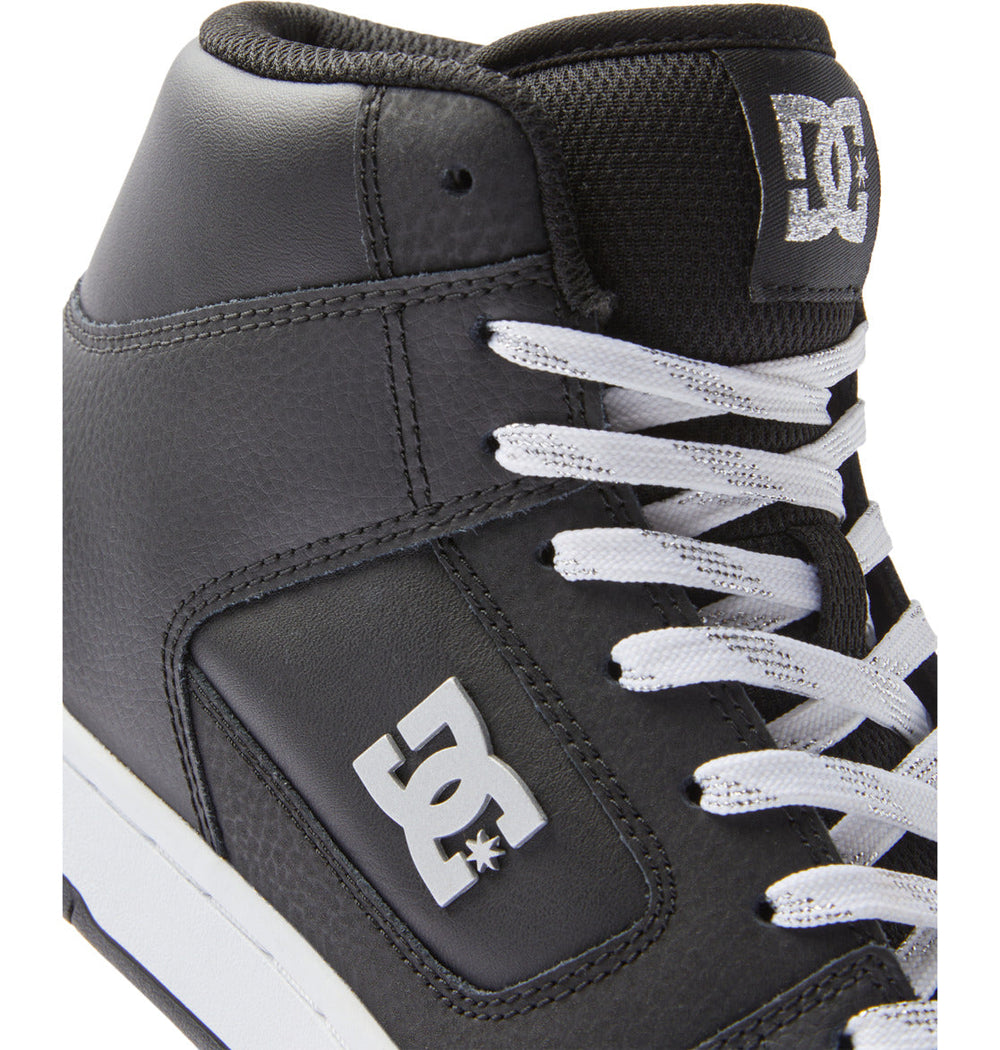 Manteca 4 Hi High-Top Shoes - Black/Silver | DC Shoes