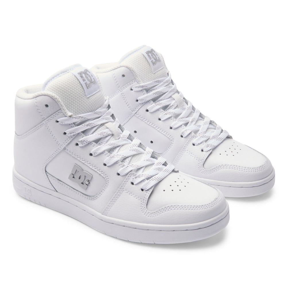 Manteca 4 Hi High-Top Shoes - White/Silver | DC Shoes