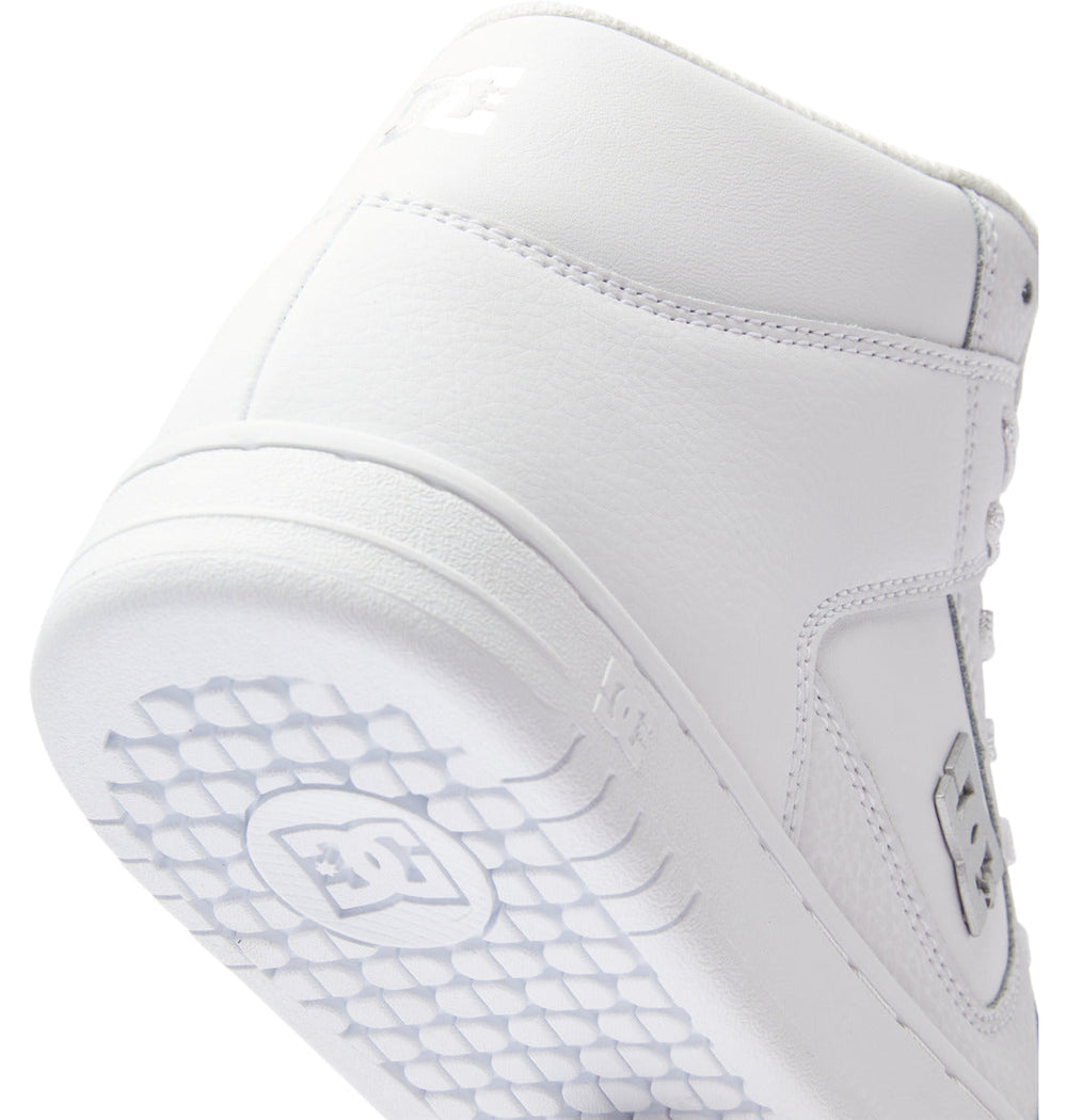Manteca 4 Hi High-Top Shoes - White/Silver | DC Shoes