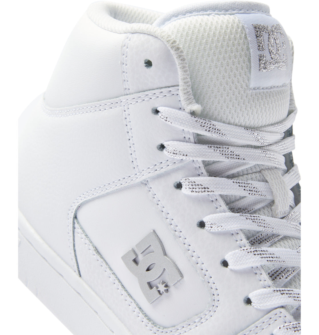 Manteca 4 Hi High-Top Shoes - White/Silver | DC Shoes
