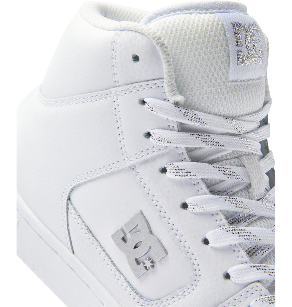 Manteca 4 Hi High-Top Shoes - White/Silver | DC Shoes