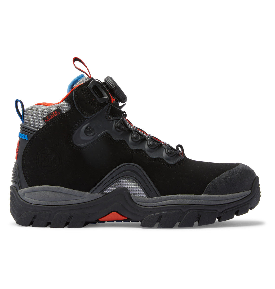 Navigator LX Water Resistant Winter Boots - Black/Grey/Red | DC Shoes