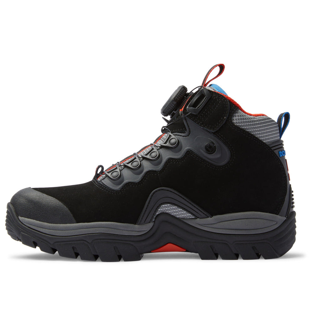 Navigator LX Water Resistant Winter Boots - Black/Grey/Red | DC Shoes