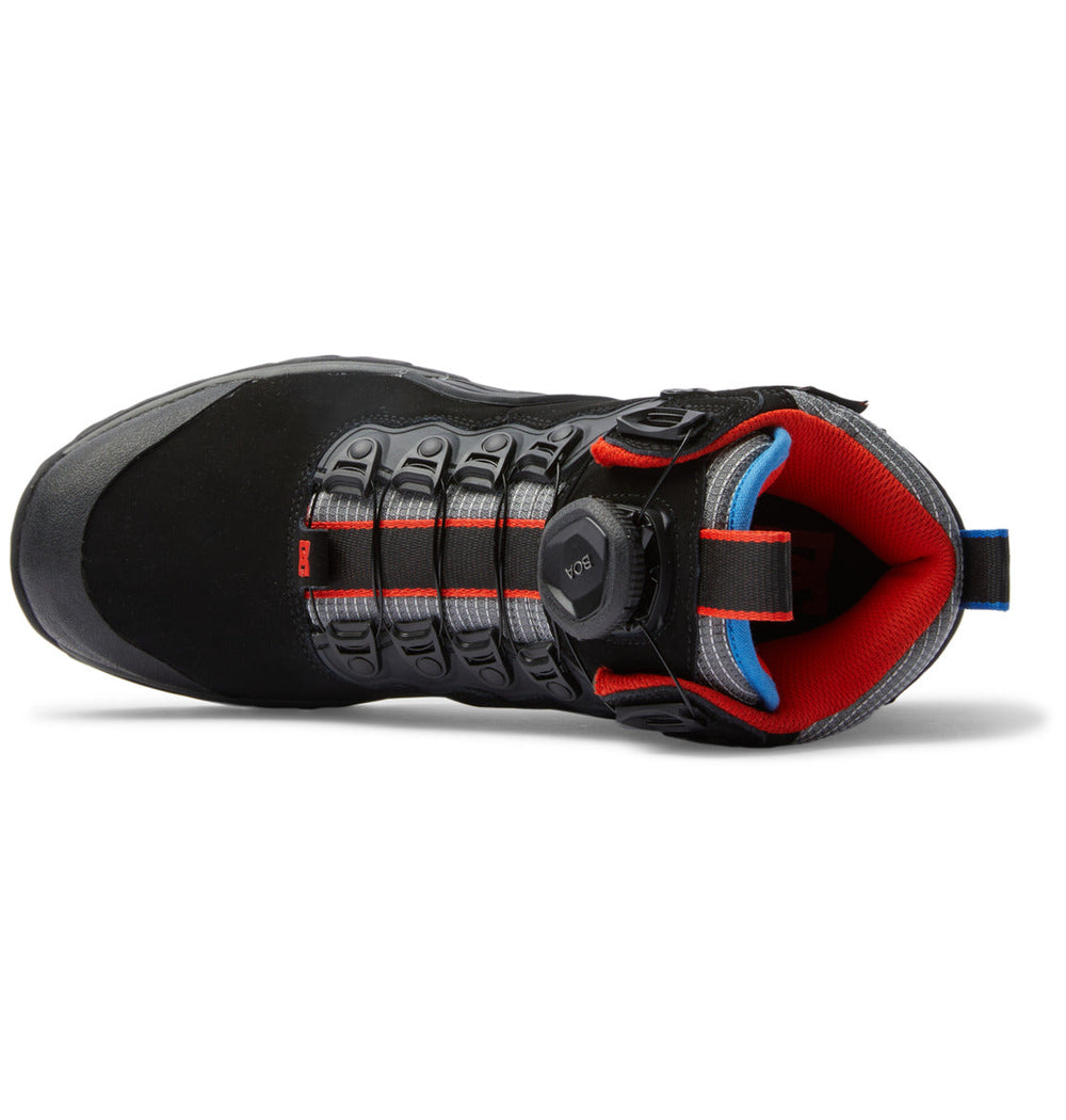 Navigator LX Water Resistant Winter Boots - Black/Grey/Red | DC Shoes