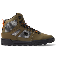 Pure High-Top Water-Resistant Winter Boots - Olive/Black | DC Shoes