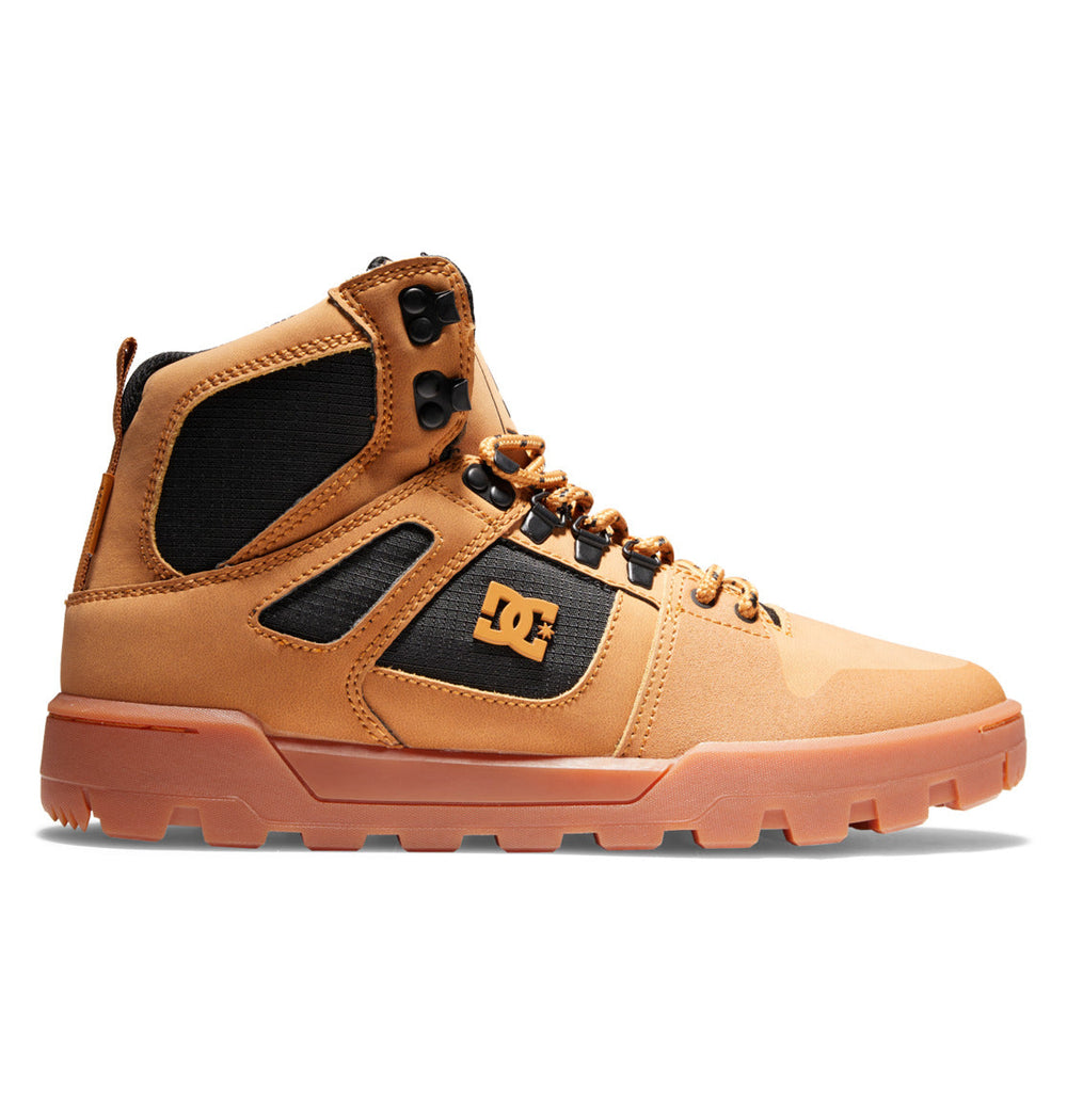 Pure High-Top Water-Resistant Winter Boots - Wheat/Black | DC Shoes