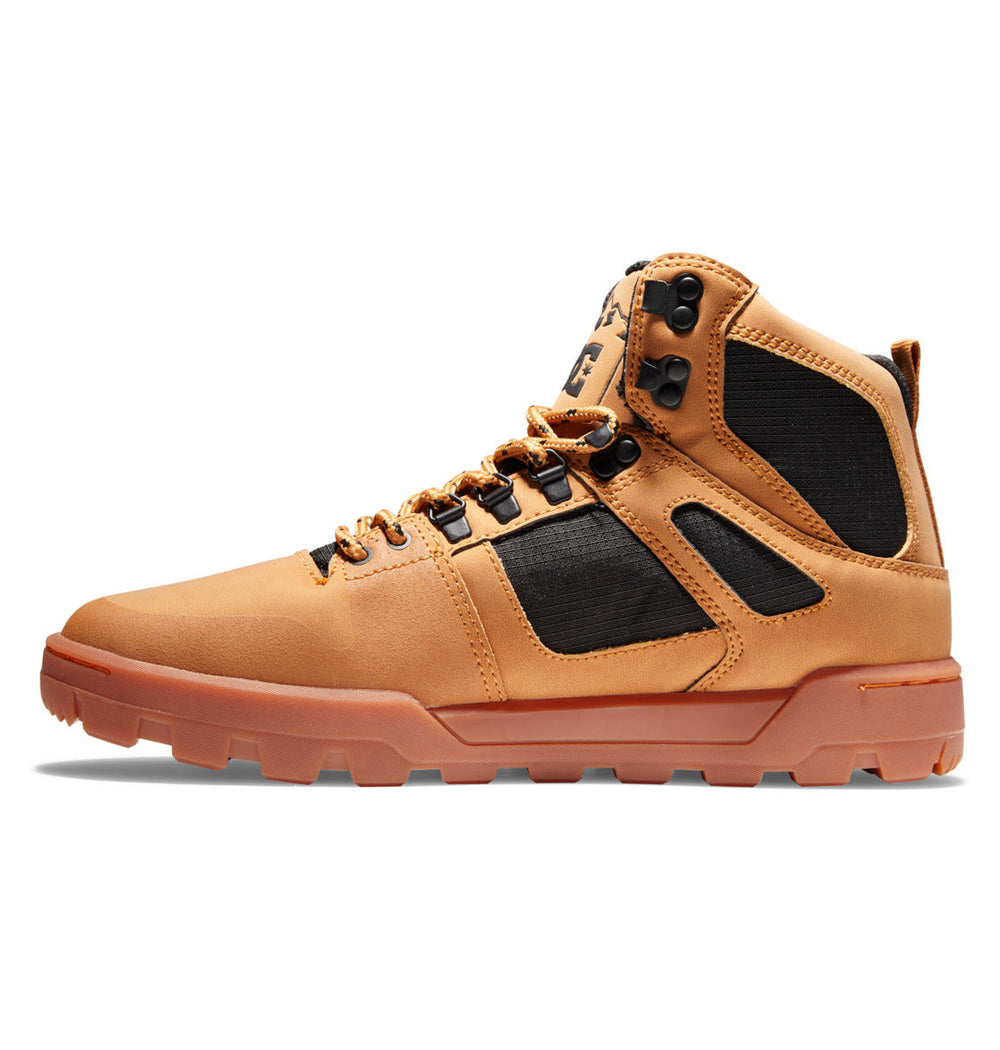 Pure High-Top Water-Resistant Winter Boots - Wheat/Black | DC Shoes