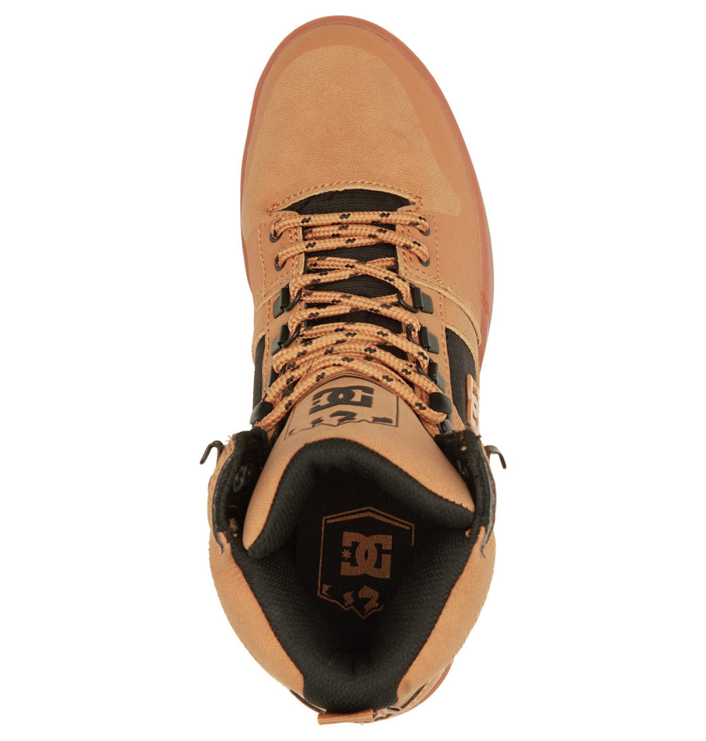 Pure High-Top Water-Resistant Winter Boots - Wheat/Black | DC Shoes
