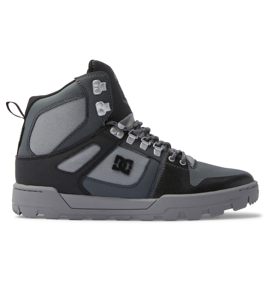 Pure High-Top Water-Resistant Winter Boots - Black/Grey/Black | DC Shoes