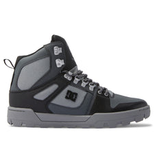 Pure High-Top Water-Resistant Winter Boots - Black/Grey/Black | DC Shoes