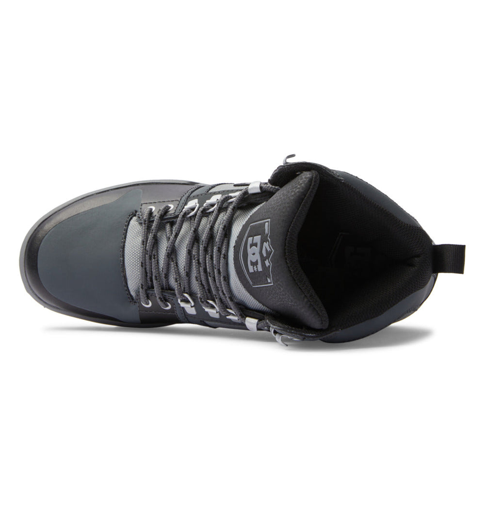 Pure High-Top Water-Resistant Winter Boots - Black/Grey/Black | DC Shoes