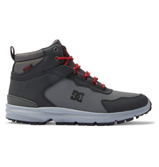 Mutiny Water-Resistant Boots - Grey/Black/Red | DC Shoes