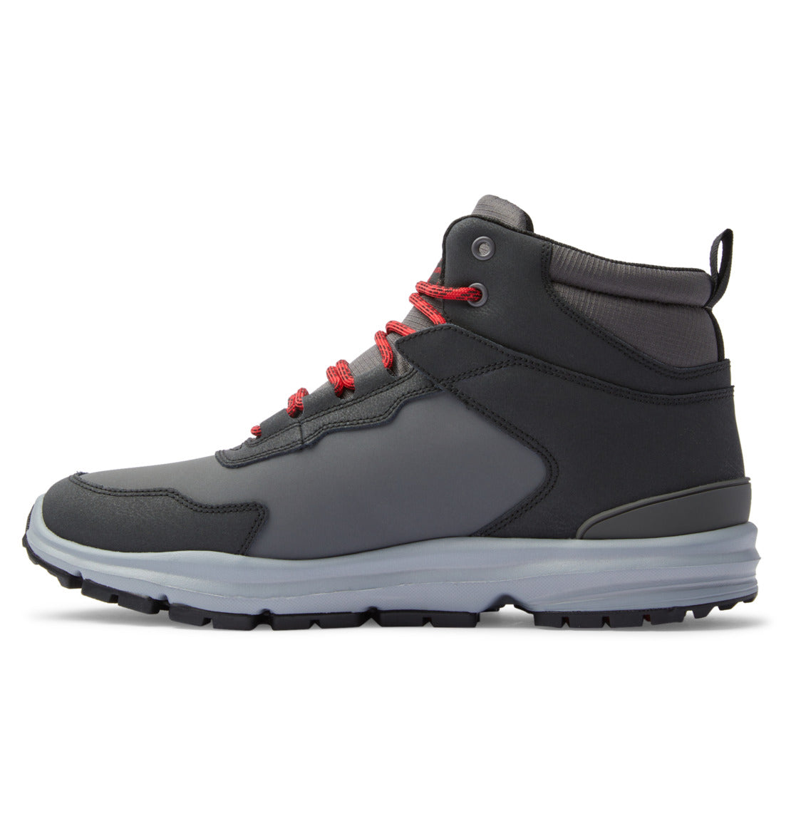 Mutiny Water-Resistant Boots - Grey/Black/Red | DC Shoes