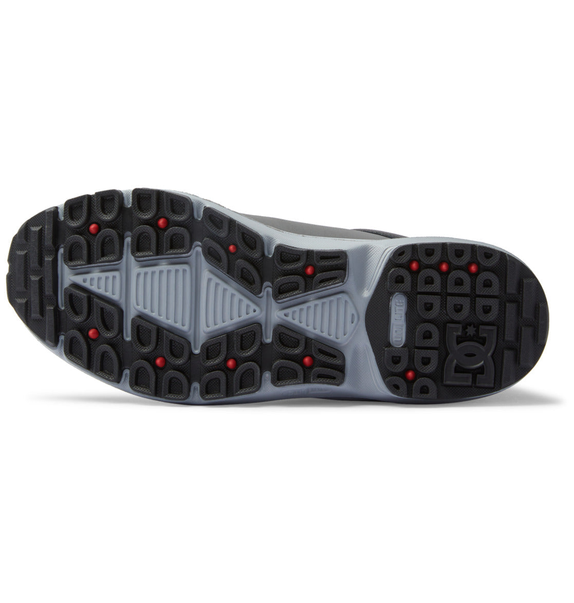 Mutiny Water-Resistant Boots - Grey/Black/Red | DC Shoes
