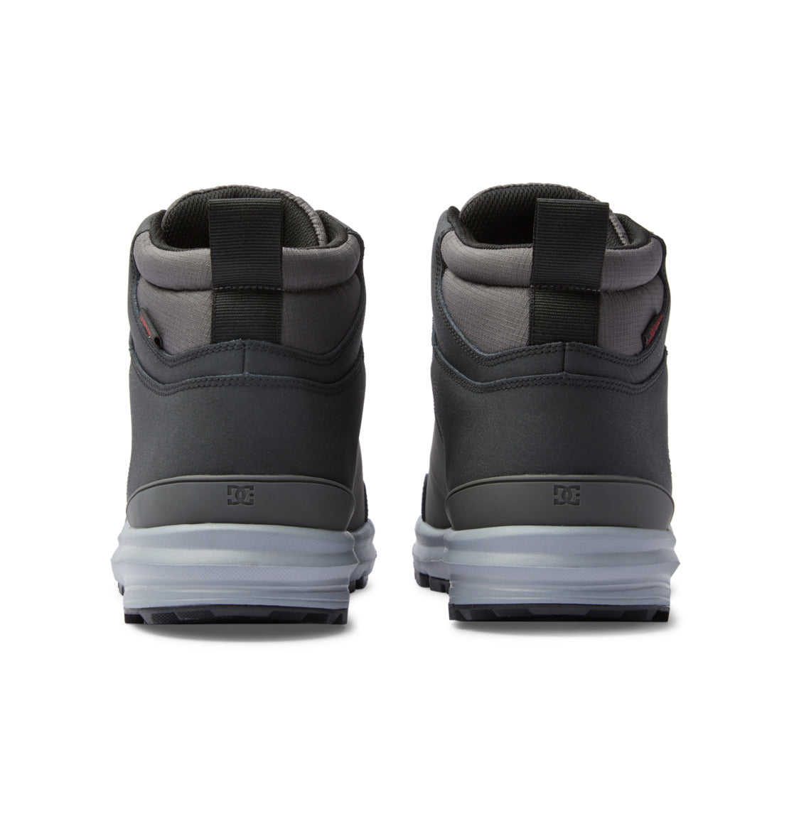 Mutiny Water-Resistant Boots - Grey/Black/Red | DC Shoes
