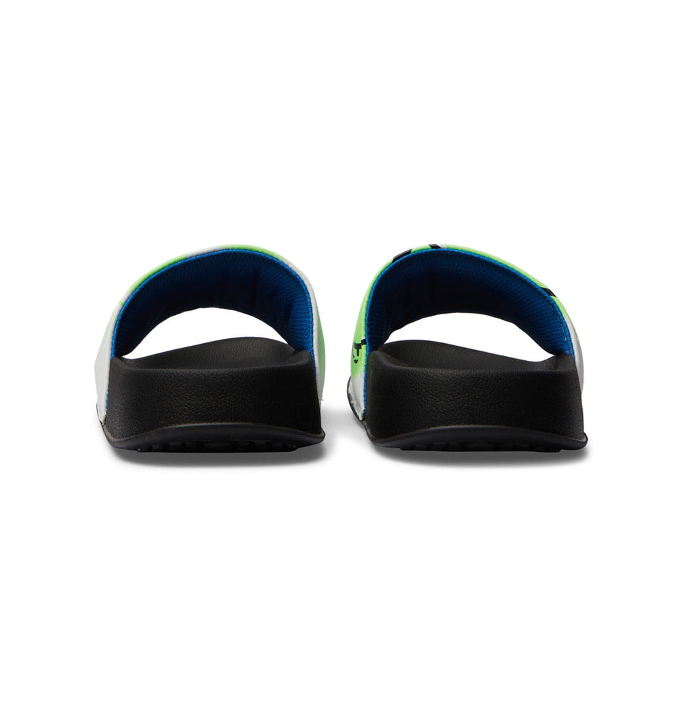 DC Slides - Black/Stencil | DC Shoes