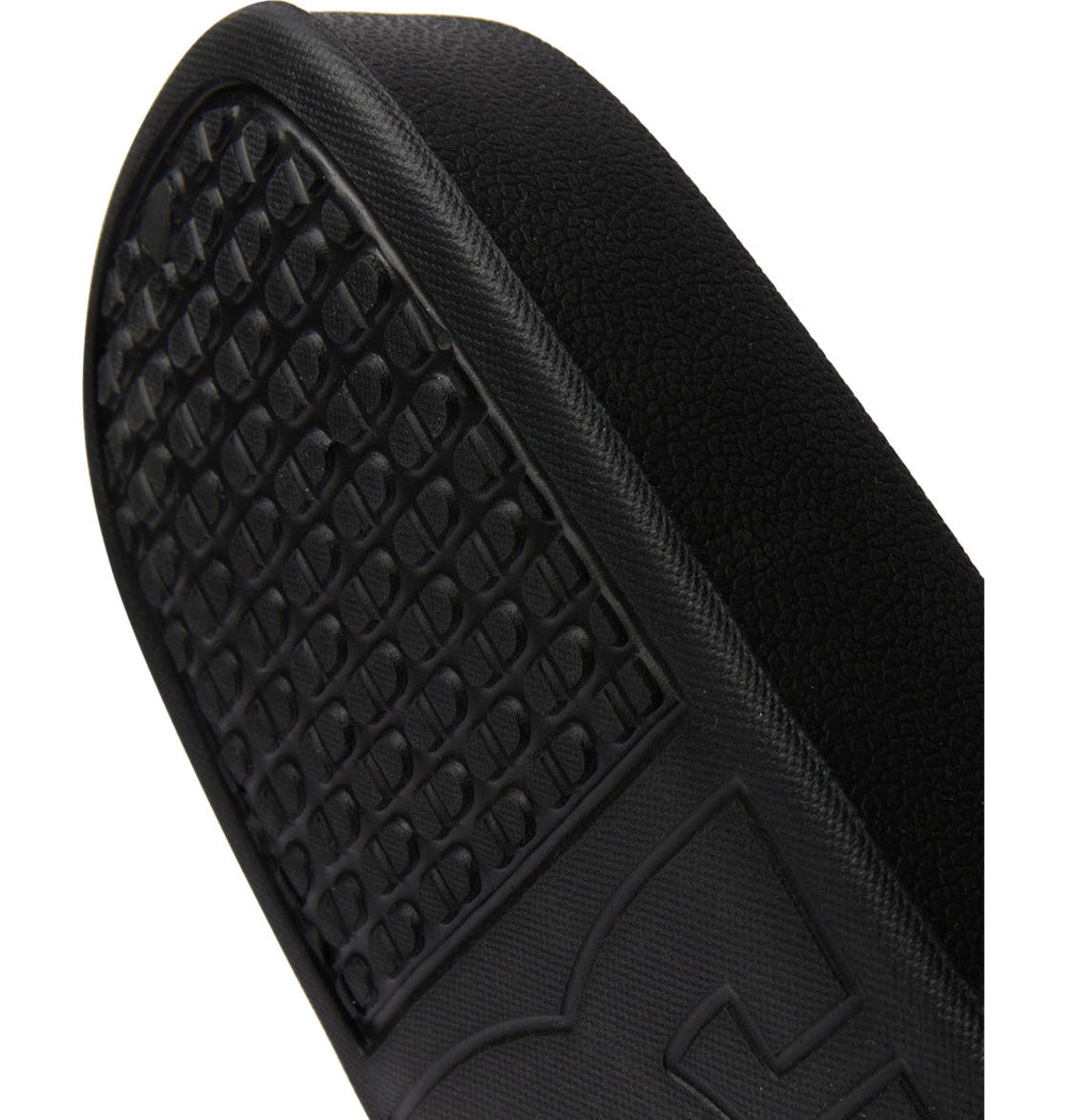 DC Slides - Black/Stencil | DC Shoes