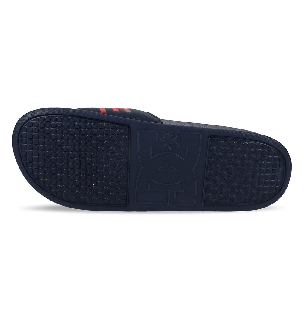 DC Slides - Navy/Red | DC Shoes
