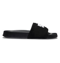 DC Slides - Black/Black/White | DC Shoes