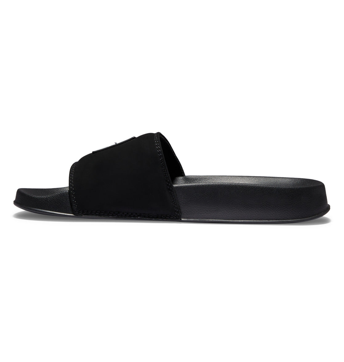 DC Slides - Black/Black/White | DC Shoes
