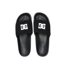 DC Slides - Black/Black/White | DC Shoes