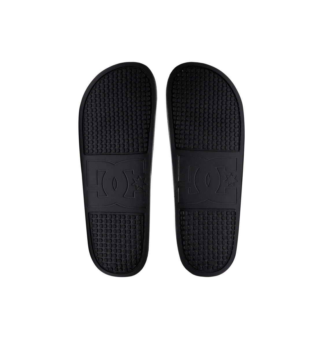 DC Slides - Black/Black/White | DC Shoes