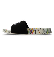 DC Slides - White/Multi | DC Shoes