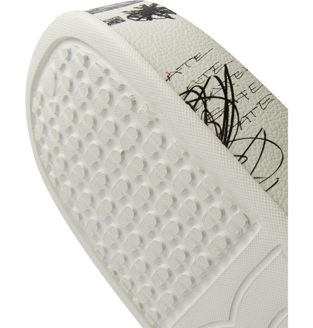 DC Slides - White/Multi | DC Shoes