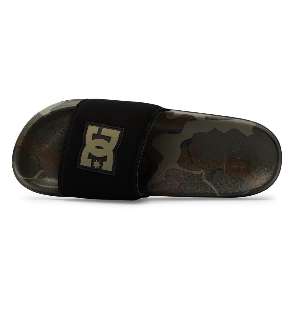 DC Slides - White/Black/Camo | DC Shoes