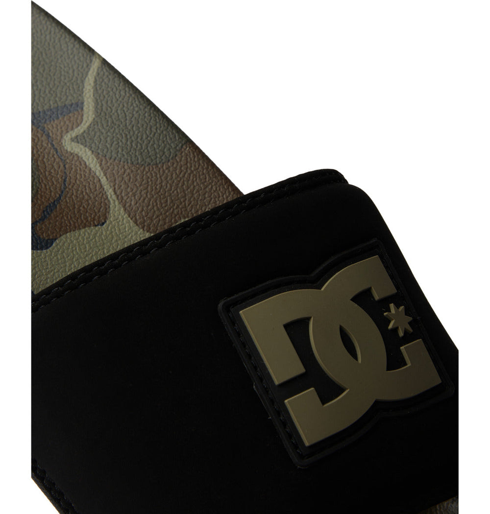 DC Slides - White/Black/Camo | DC Shoes