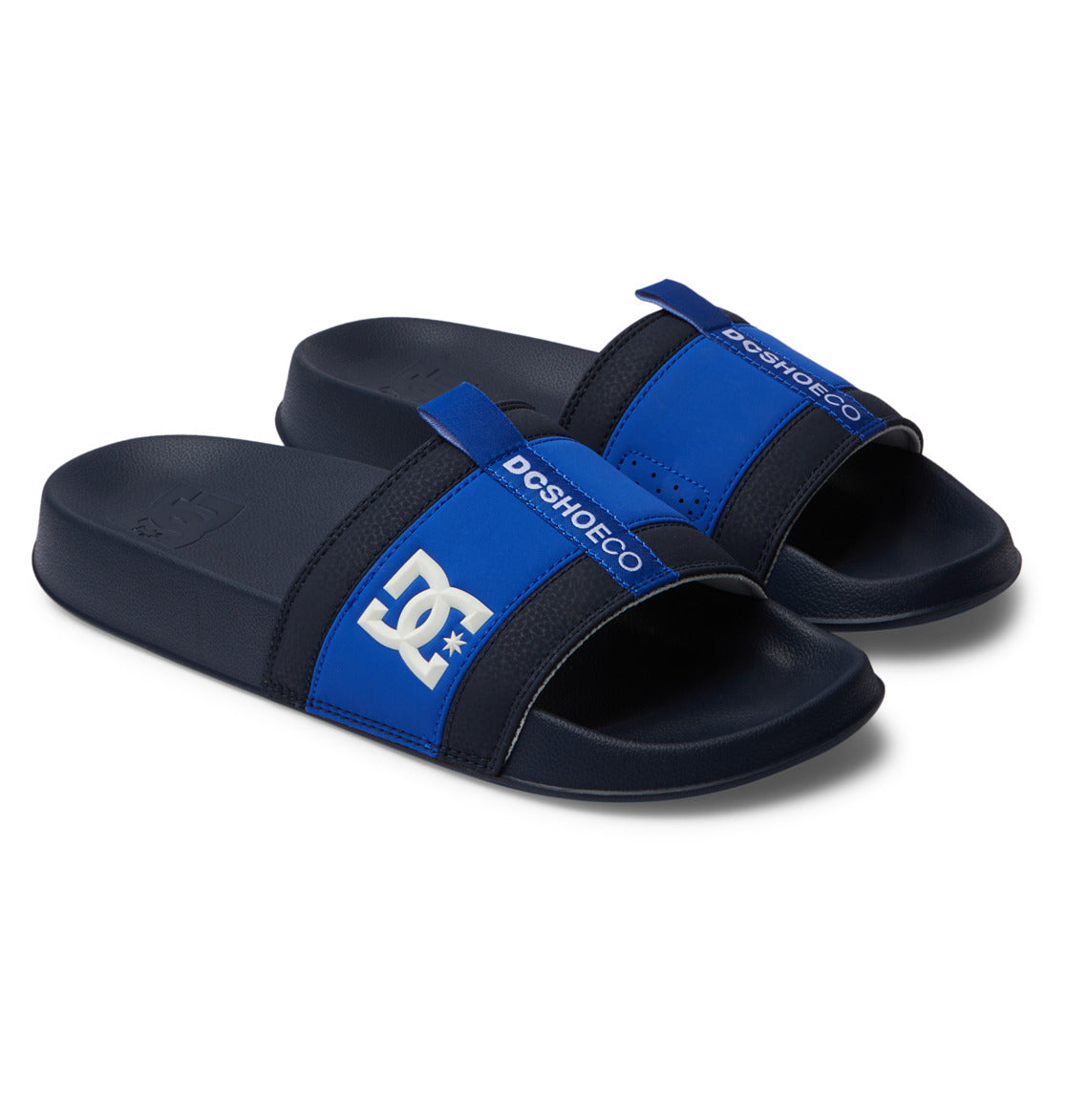 Lynx Slides - Blue/Blue/White | DC Shoes
