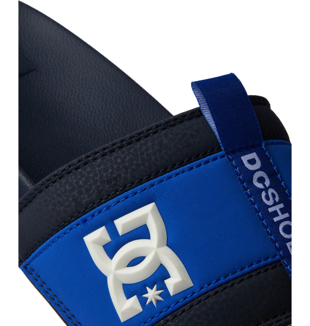 Lynx Slides - Blue/Blue/White | DC Shoes