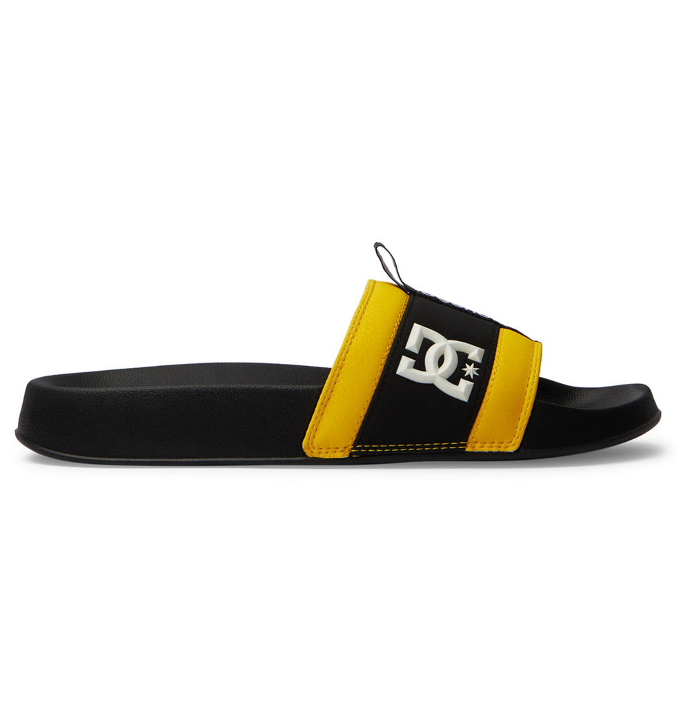 Lynx Slides - Black/Black/Yellow | DC Shoes
