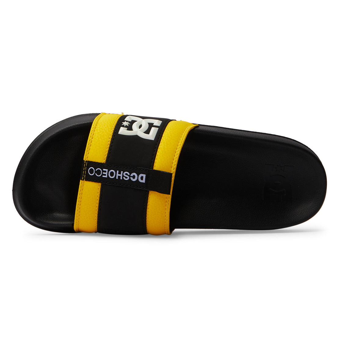 Lynx Slides - Black/Black/Yellow | DC Shoes