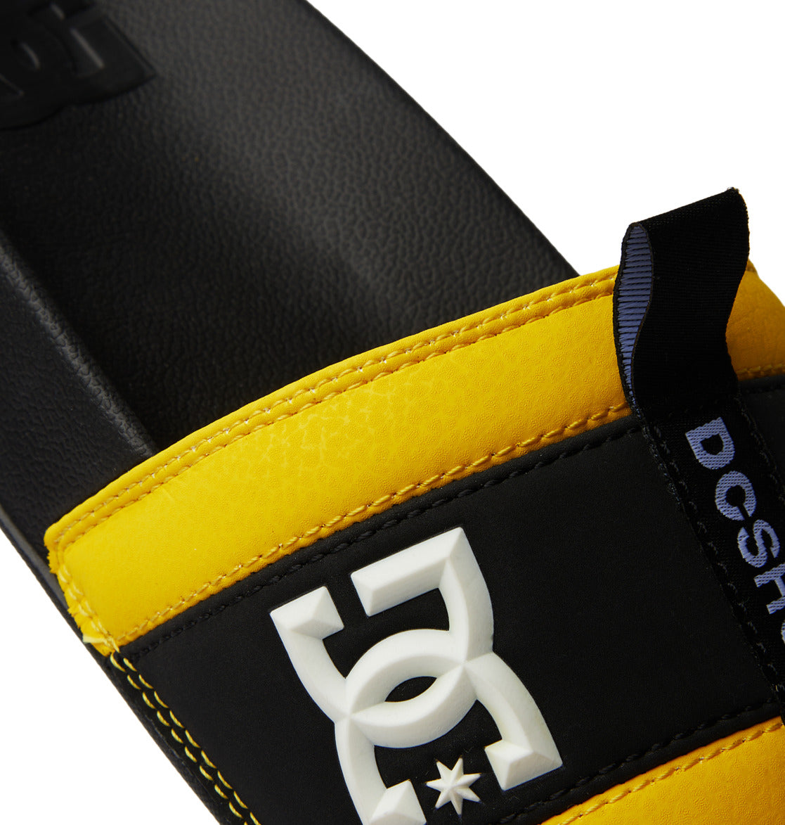 Lynx Slides - Black/Black/Yellow | DC Shoes