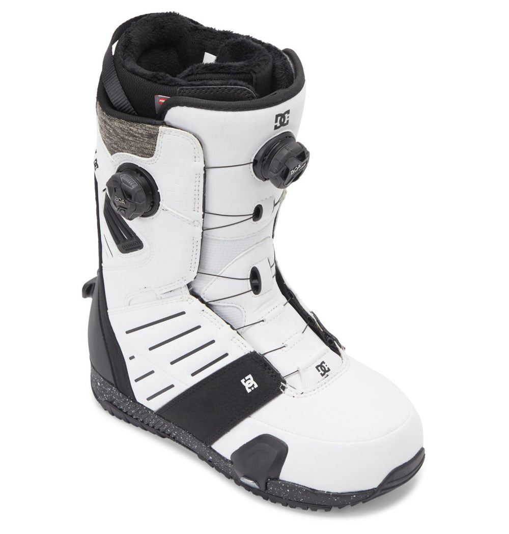 Judge Step On BOA® Snowboard Boots - White/Black Print | DC Shoes