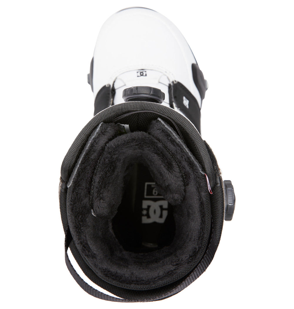 Judge Step On BOA® Snowboard Boots - White/Black Print | DC Shoes