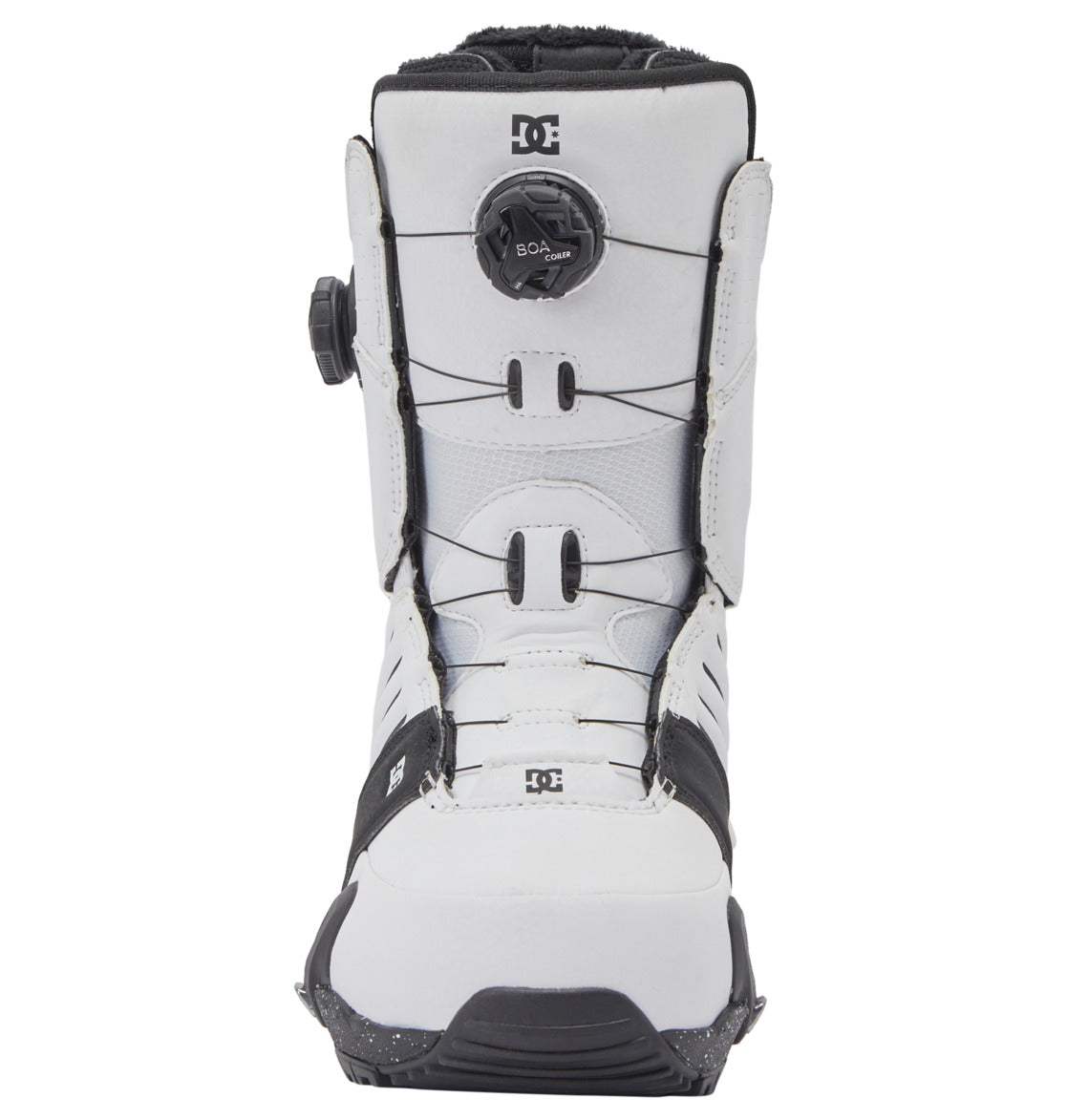 Judge Step On BOA® Snowboard Boots - White/Black Print | DC Shoes