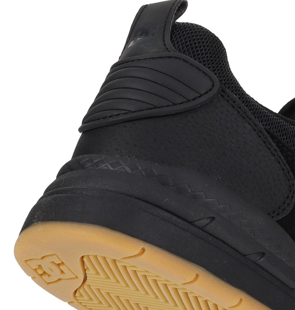 Ascend Skate Shoes - Black/Black/Gum | DC Shoes