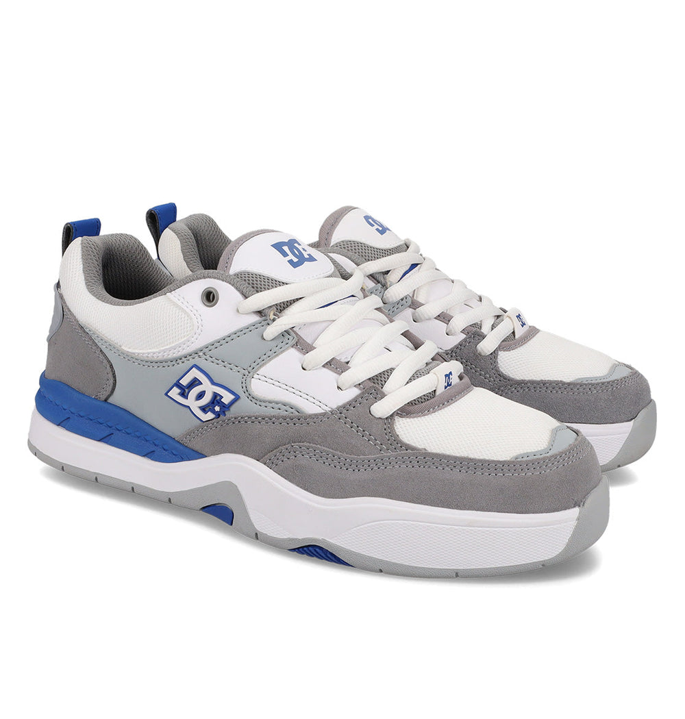 Ascend Skate Shoes - White/Grey/Blue | DC Shoes