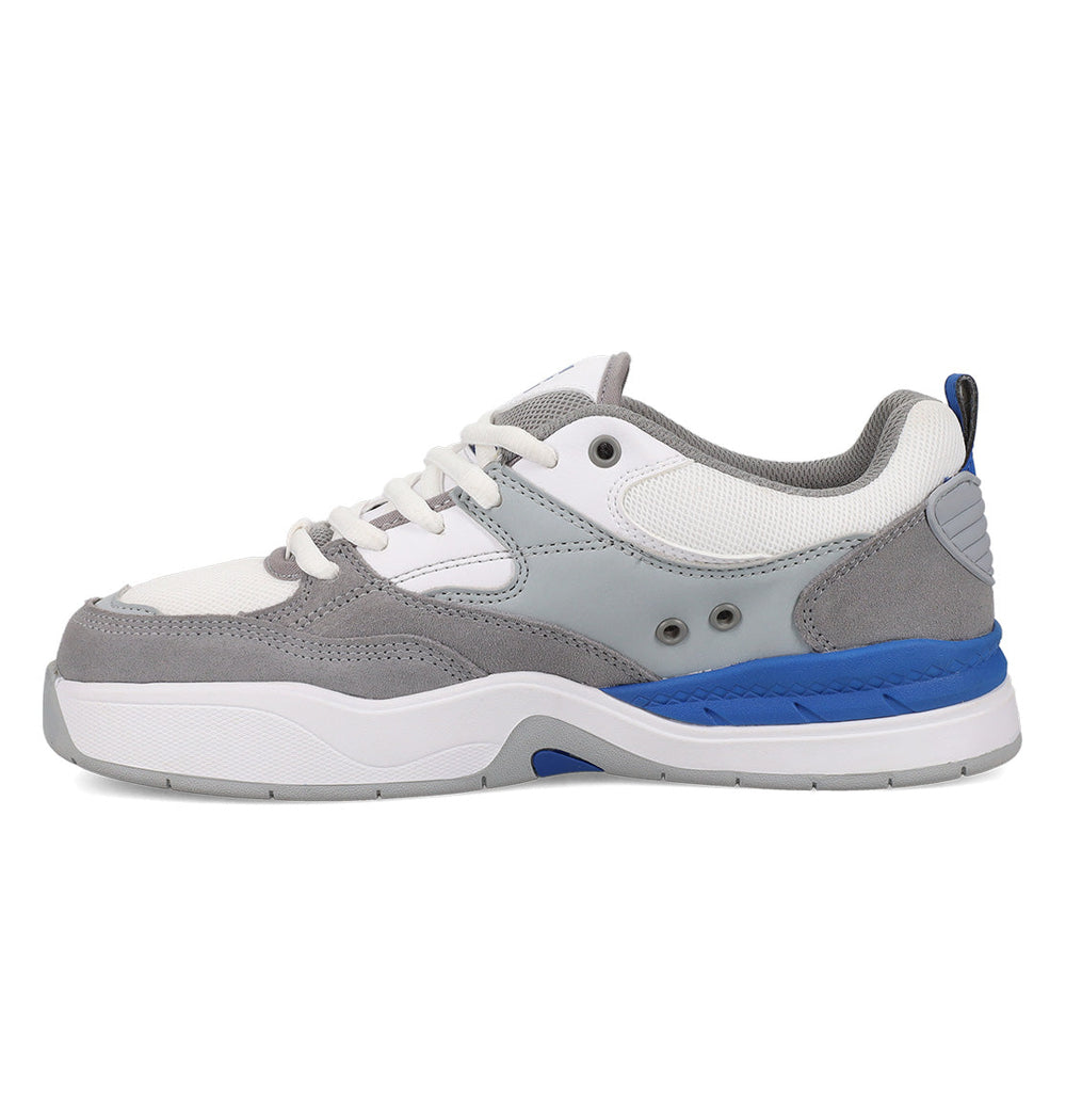 Ascend Skate Shoes - White/Grey/Blue | DC Shoes