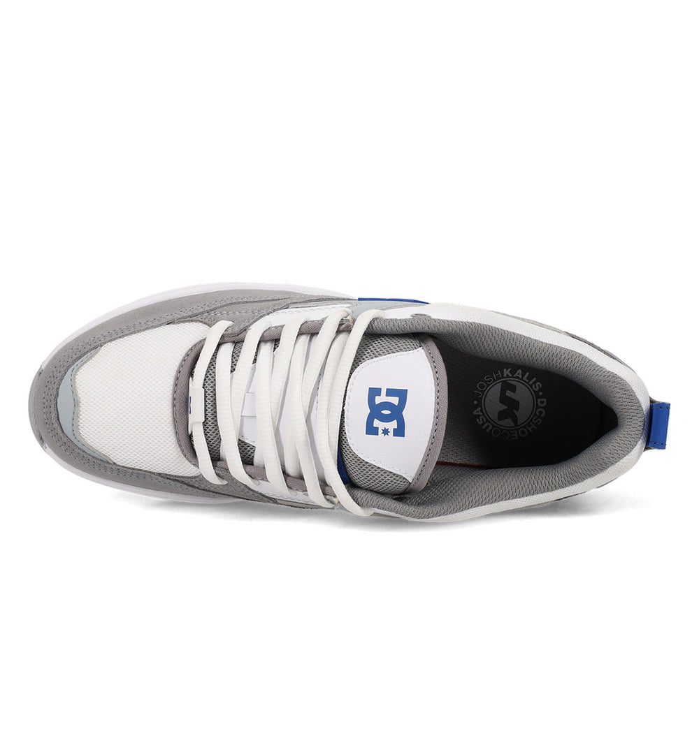 Ascend Skate Shoes - White/Grey/Blue | DC Shoes