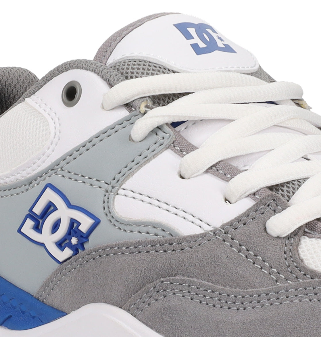 Ascend Skate Shoes - White/Grey/Blue | DC Shoes