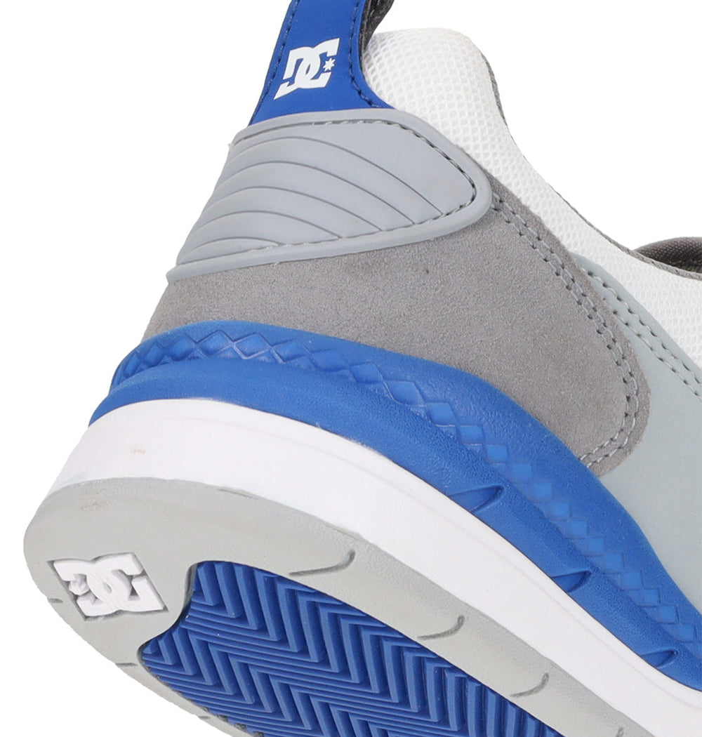 Ascend Skate Shoes - White/Grey/Blue | DC Shoes