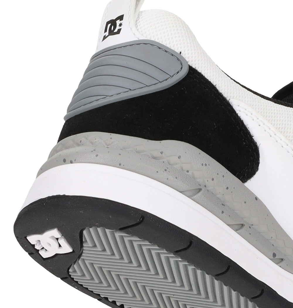 Ascend S Skate Shoes - White/Black/Black | DC Shoes