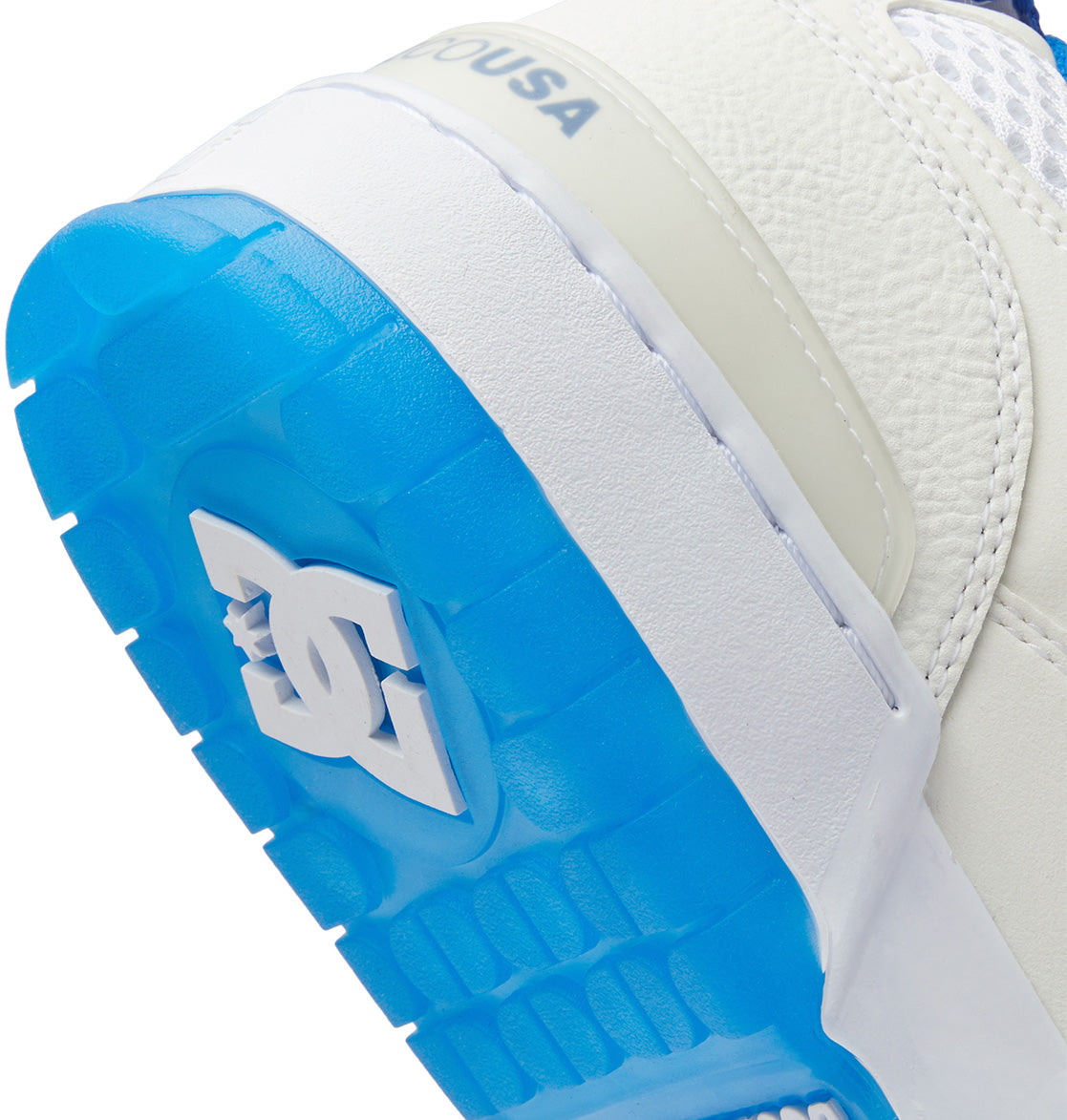 JS-1 Shanahan Pro Skate Shoes - White/Blue | DC Shoes