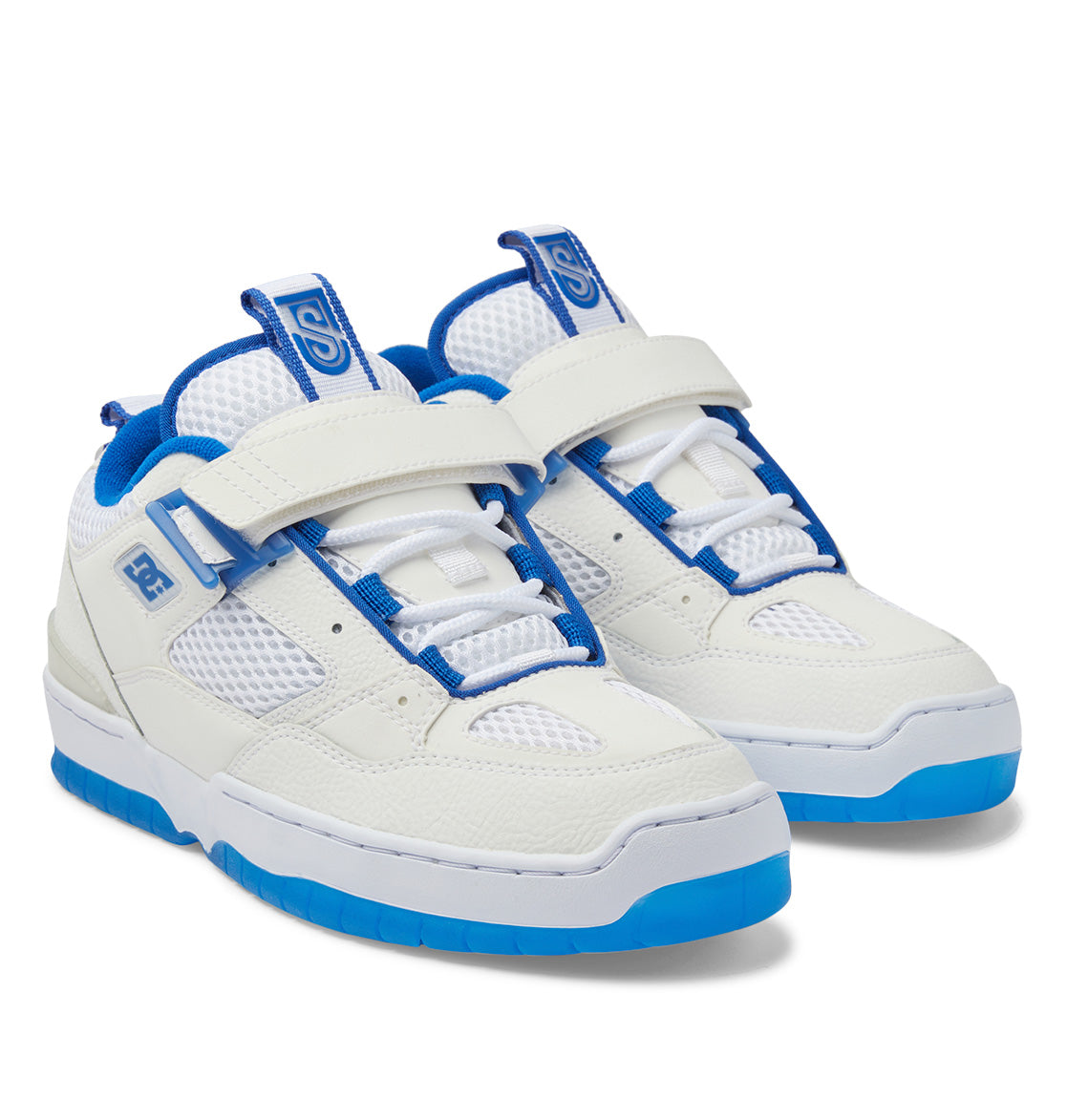 JS-1 Shanahan Pro Skate Shoes - White/Blue | DC Shoes