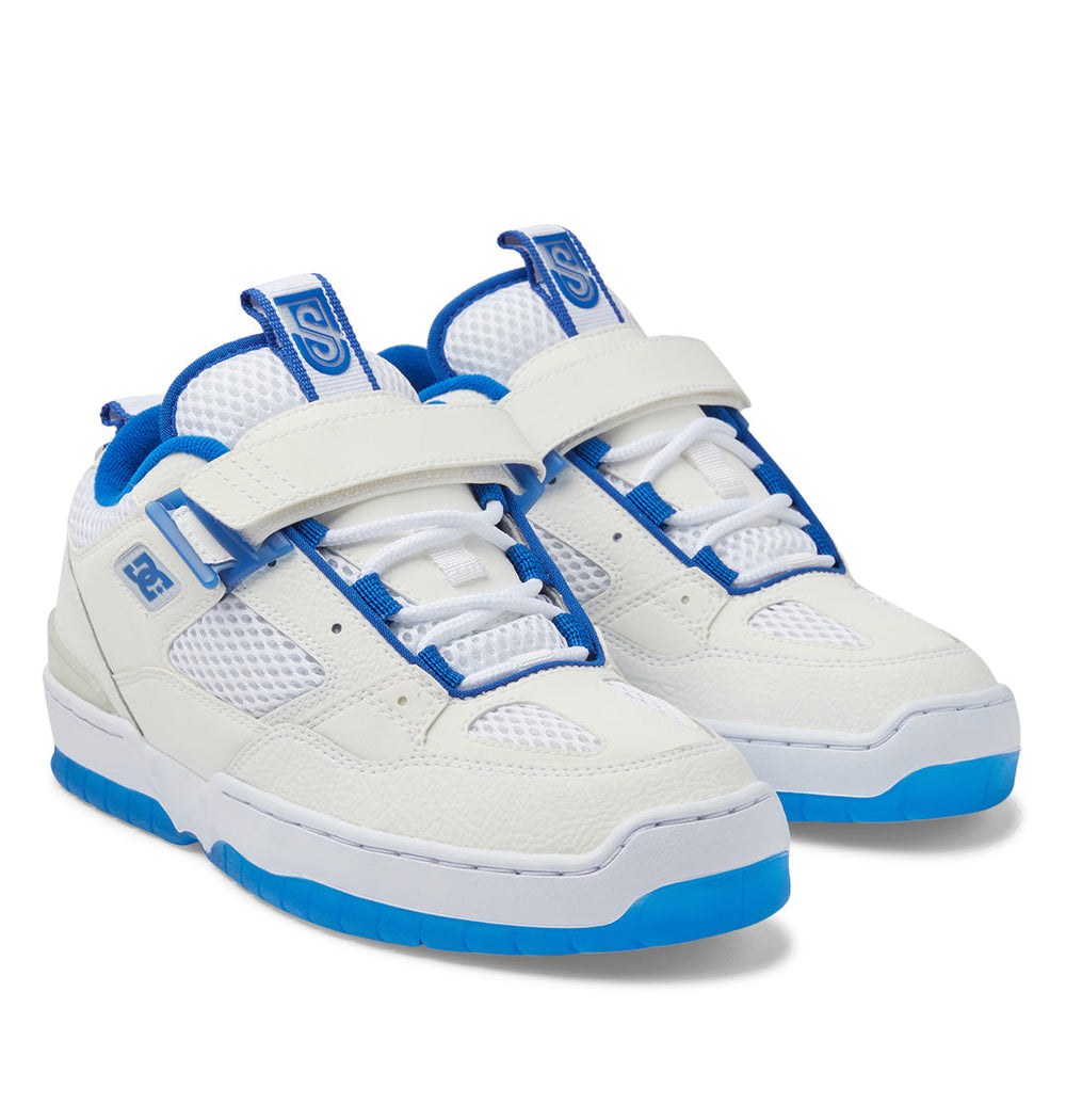 JS-1 Shanahan Pro Skate Shoes - White/Blue | DC Shoes
