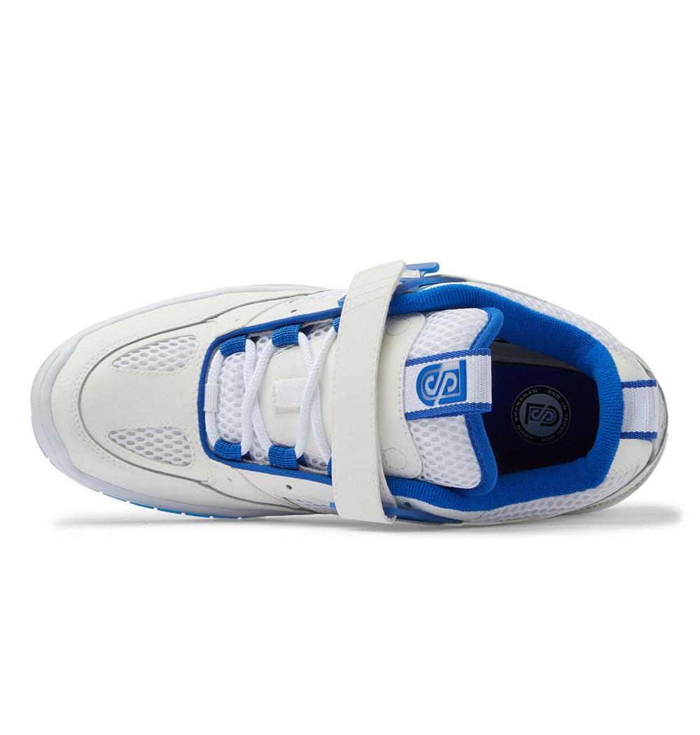 JS-1 Shanahan Pro Skate Shoes - White/Blue | DC Shoes