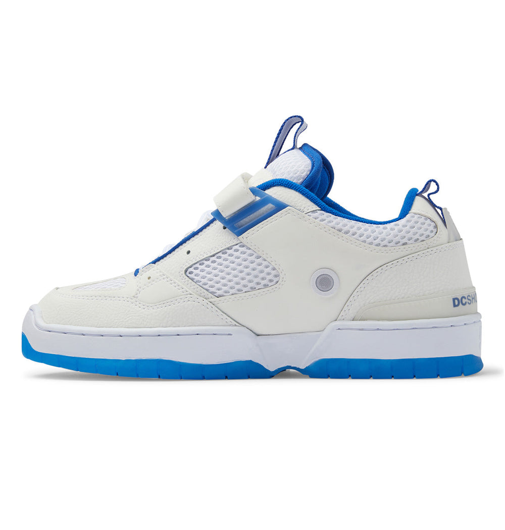 JS-1 Shanahan Pro Skate Shoes - White/Blue | DC Shoes